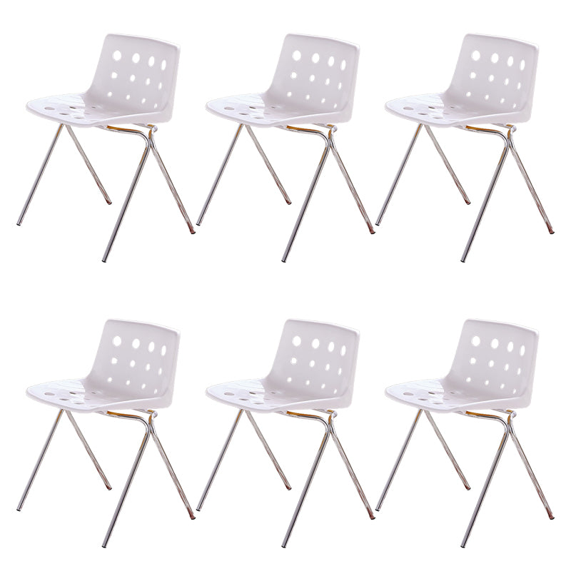 Modern Style Stackable Side Chair Plastic Dining Chair for Dining Room