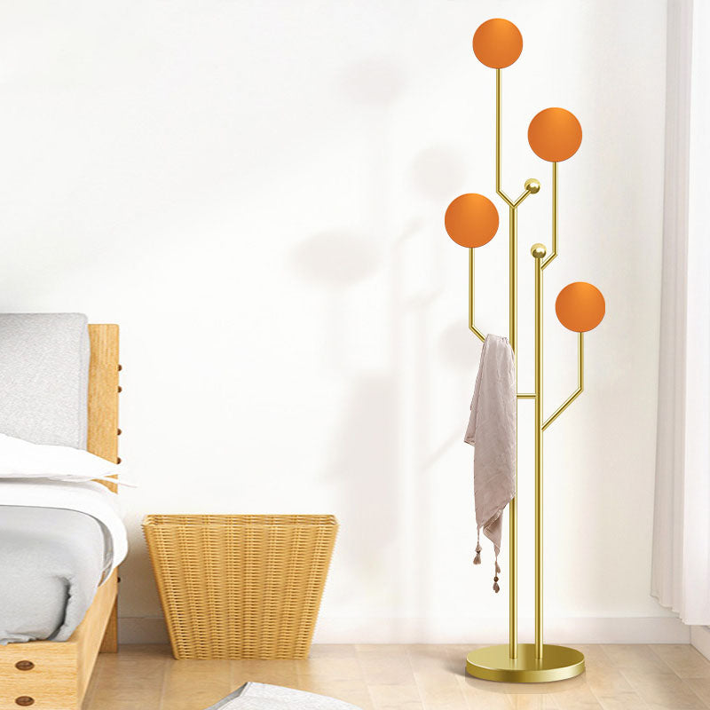 Contemporary Metal Entry Hall Tree 68.9 Inch Tall Entryway Kit