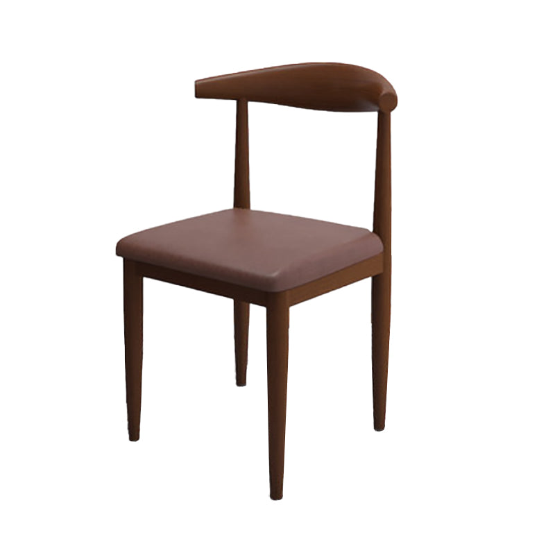 Modern Style Side Chair Open Back Indoor Dining Chair for Dining Room