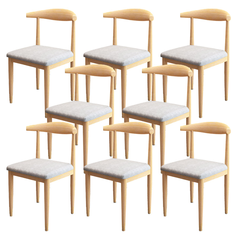 Modern Style Side Chair Open Back Indoor Dining Chair for Dining Room