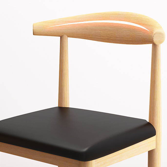 Modern Style Side Chair Open Back Indoor Dining Chair for Dining Room