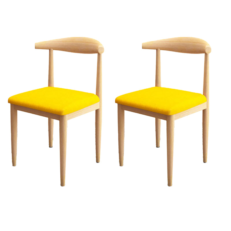 Modern Style Side Chair Open Back Indoor Dining Chair for Dining Room