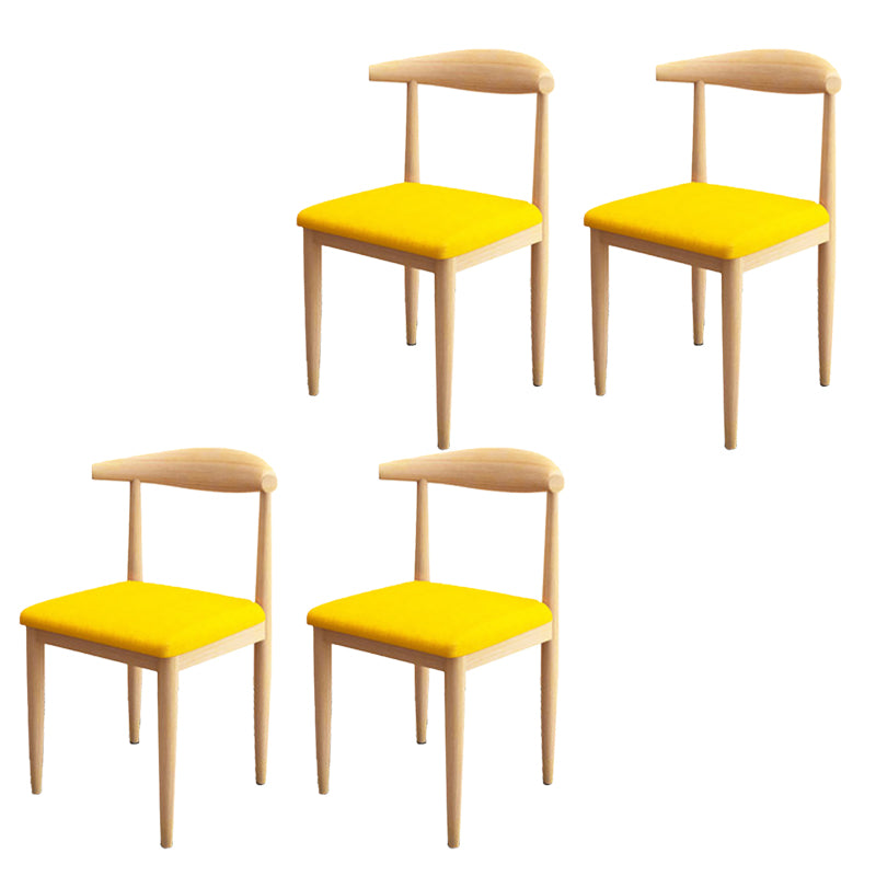Modern Style Side Chair Open Back Indoor Dining Chair for Dining Room