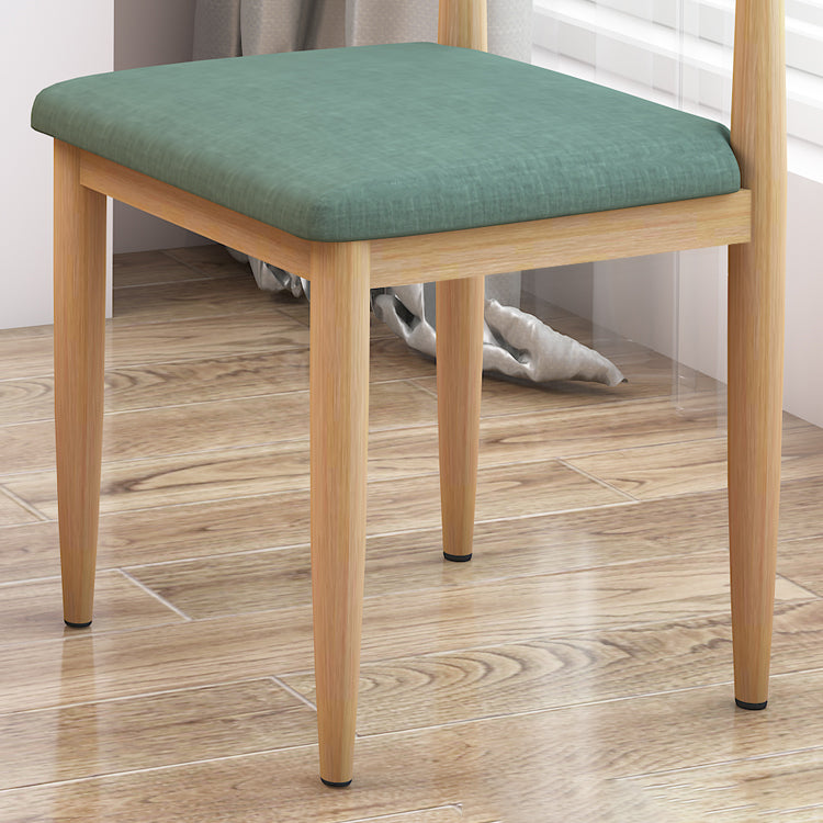 Modern Style Side Chair Open Back Indoor Dining Chair for Dining Room