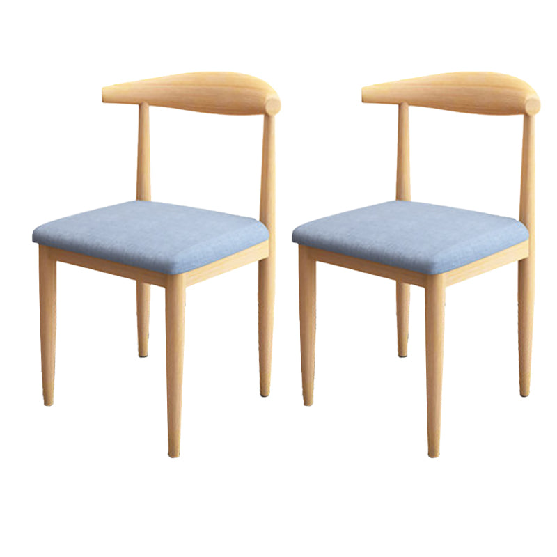 Modern Style Side Chair Open Back Indoor Dining Chair for Dining Room