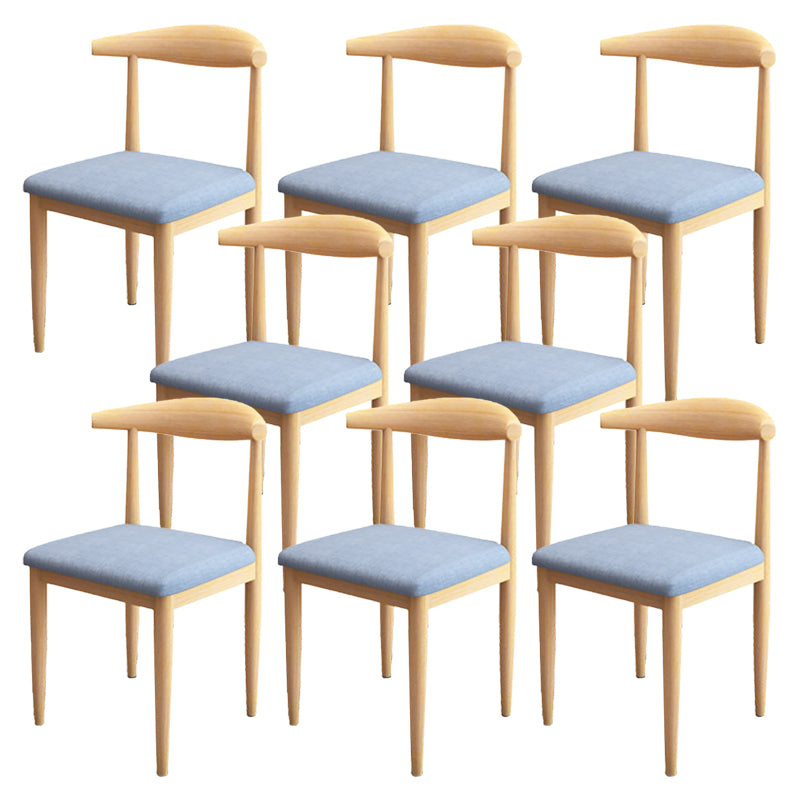 Modern Style Side Chair Open Back Indoor Dining Chair for Dining Room