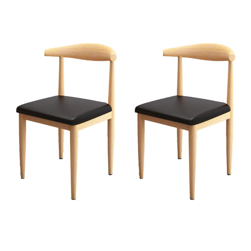 Modern Style Side Chair Open Back Indoor Dining Chair for Dining Room