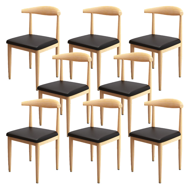 Modern Style Side Chair Open Back Indoor Dining Chair for Dining Room