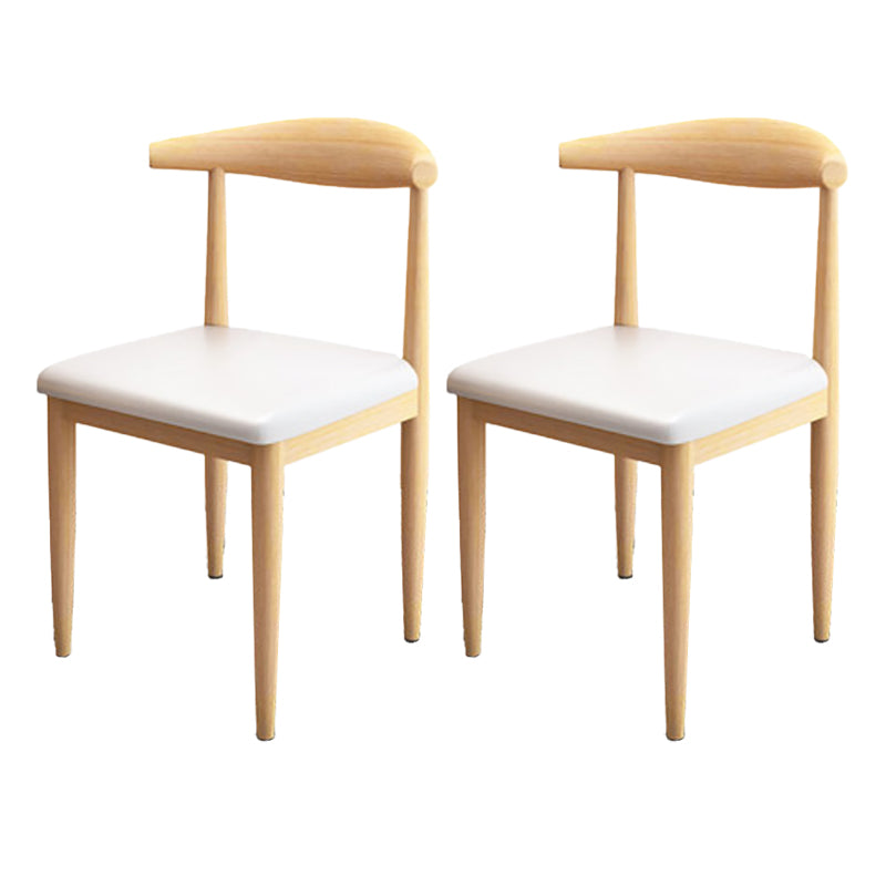 Modern Style Side Chair Open Back Indoor Dining Chair for Dining Room