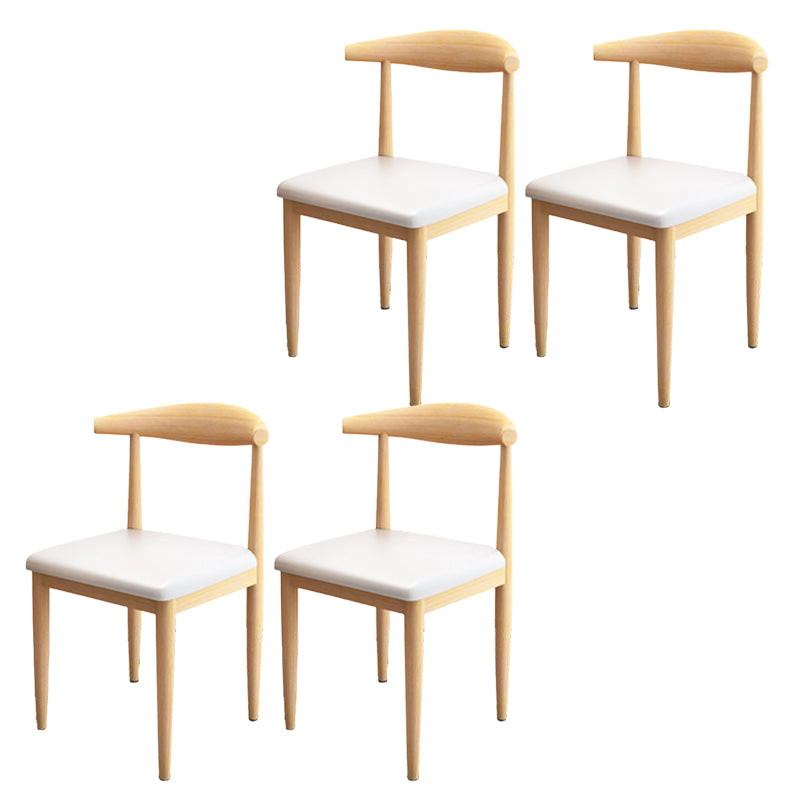 Modern Style Side Chair Open Back Indoor Dining Chair for Dining Room