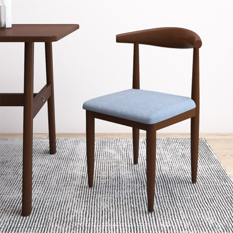 Modern Style Side Chair Open Back Indoor Dining Chair for Dining Room