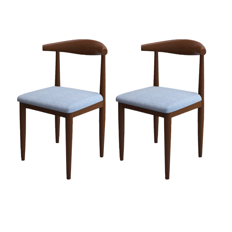 Modern Style Side Chair Open Back Indoor Dining Chair for Dining Room