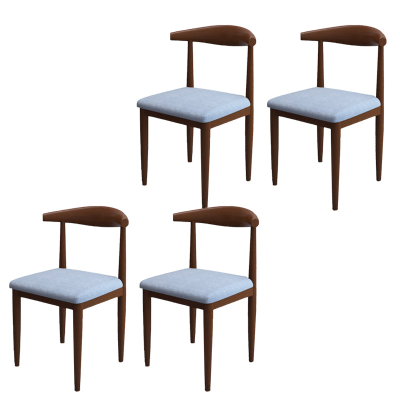 Modern Style Side Chair Open Back Indoor Dining Chair for Dining Room