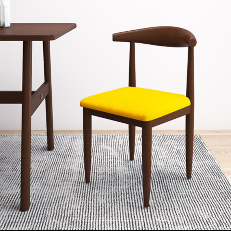 Modern Style Side Chair Open Back Indoor Dining Chair for Dining Room