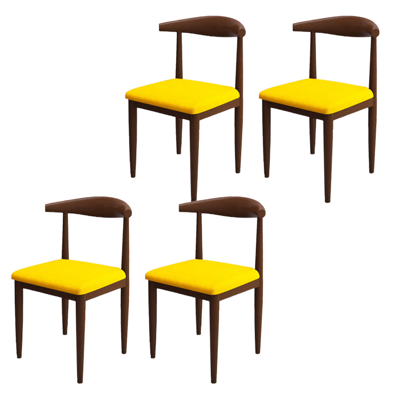 Modern Style Side Chair Open Back Indoor Dining Chair for Dining Room