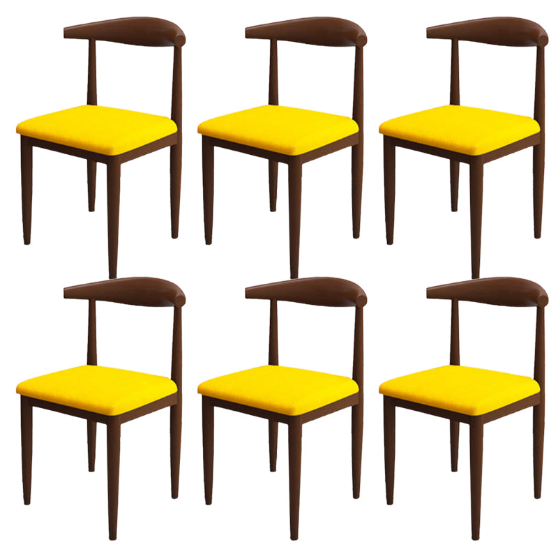 Modern Style Side Chair Open Back Indoor Dining Chair for Dining Room