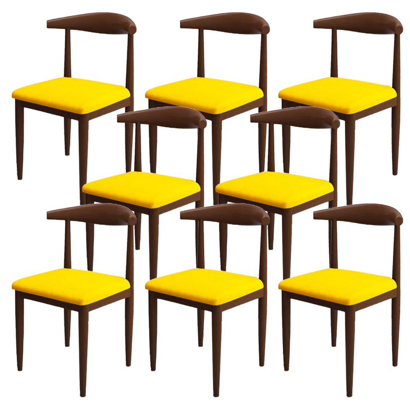 Modern Style Side Chair Open Back Indoor Dining Chair for Dining Room