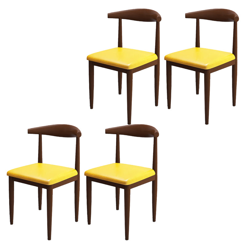 Modern Style Side Chair Open Back Indoor Dining Chair for Dining Room