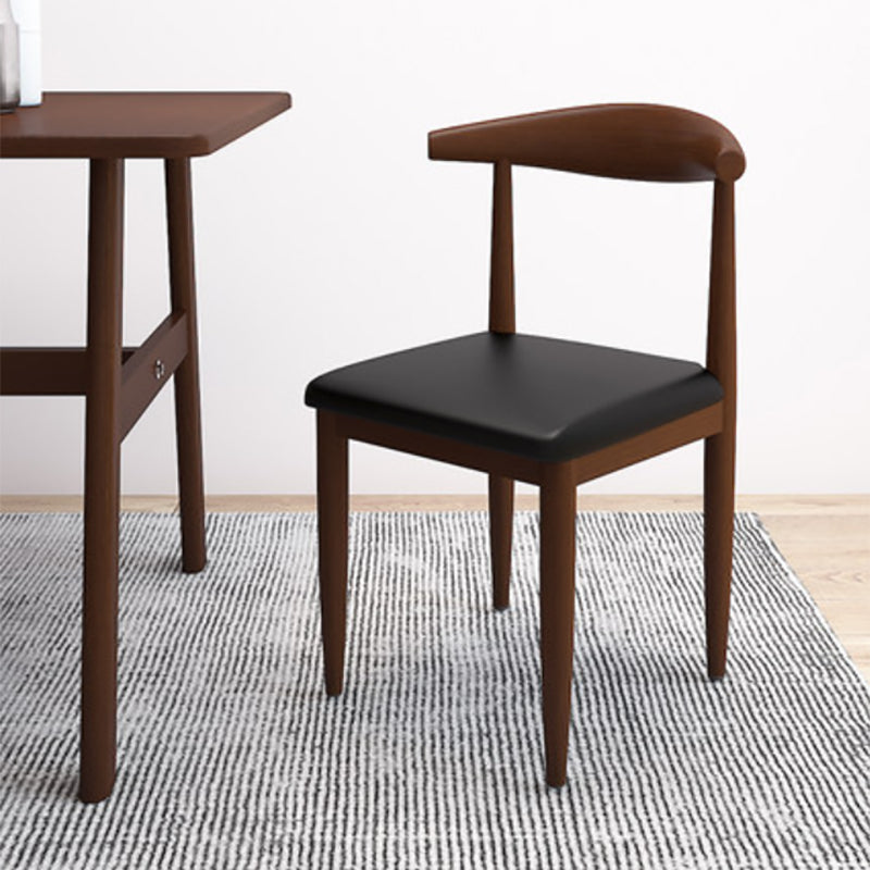 Modern Style Side Chair Open Back Indoor Dining Chair for Dining Room
