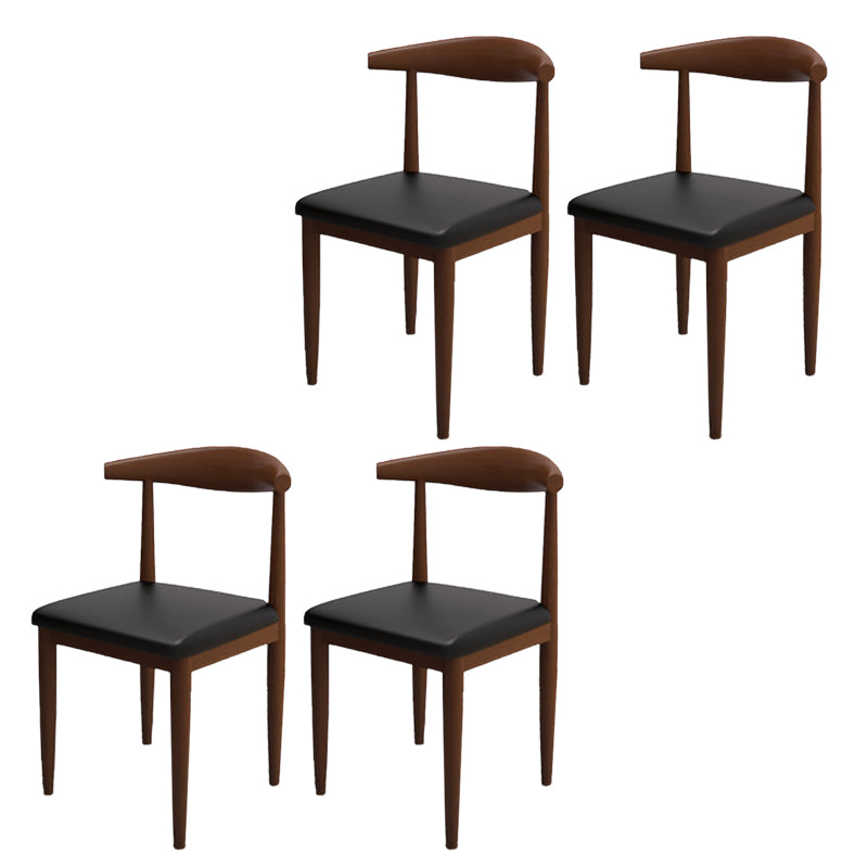 Modern Style Side Chair Open Back Indoor Dining Chair for Dining Room