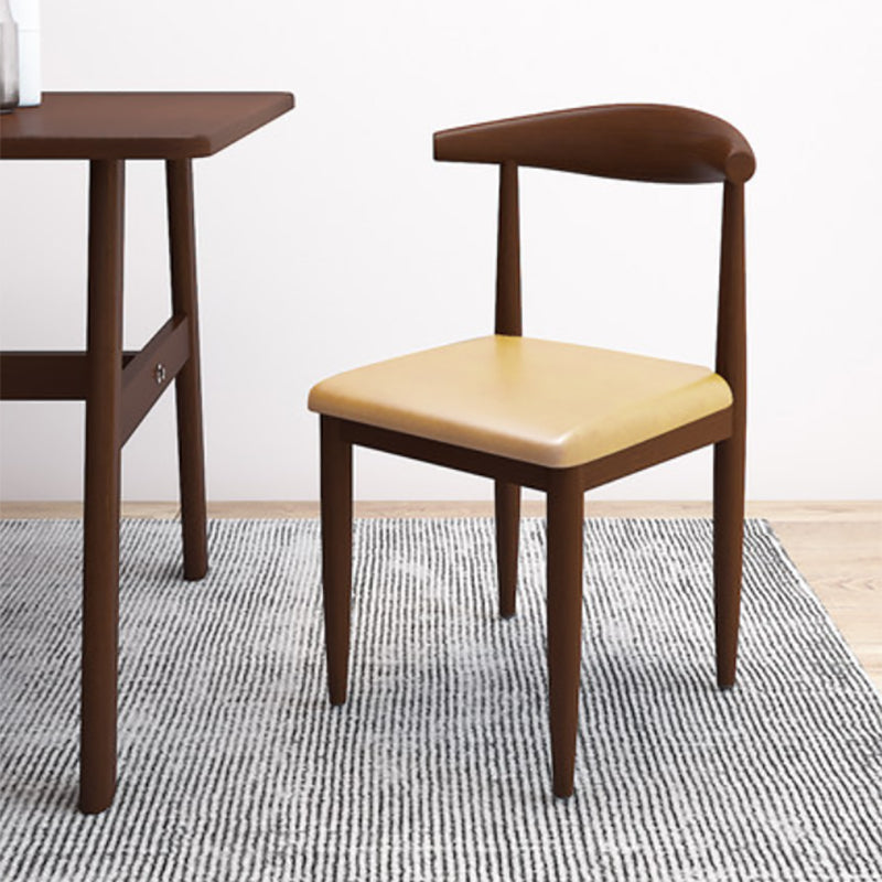 Modern Style Side Chair Open Back Indoor Dining Chair for Dining Room