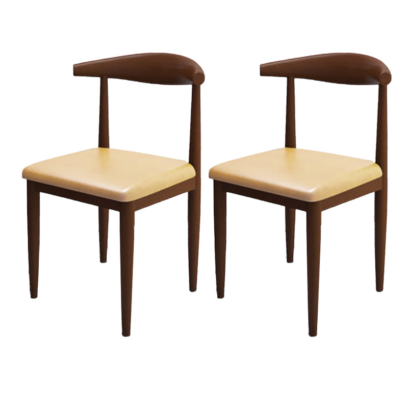 Modern Style Side Chair Open Back Indoor Dining Chair for Dining Room