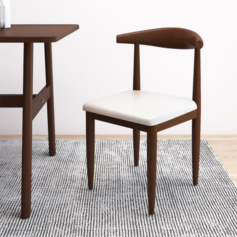 Modern Style Side Chair Open Back Indoor Dining Chair for Dining Room