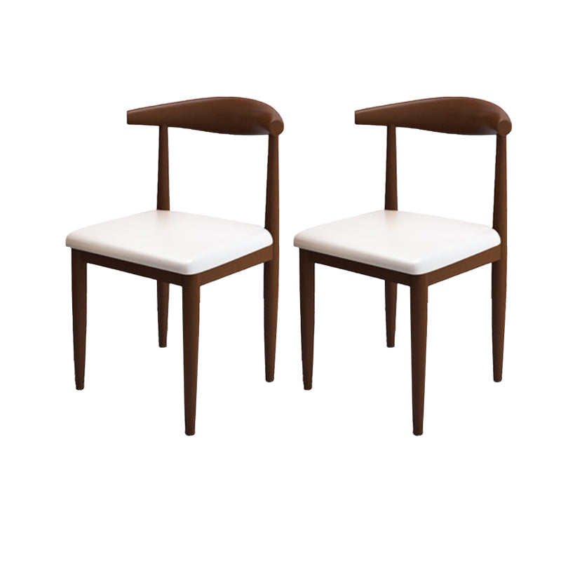 Modern Style Side Chair Open Back Indoor Dining Chair for Dining Room