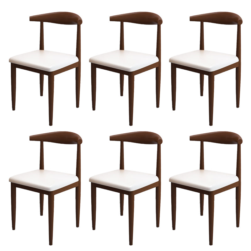 Modern Style Side Chair Open Back Indoor Dining Chair for Dining Room