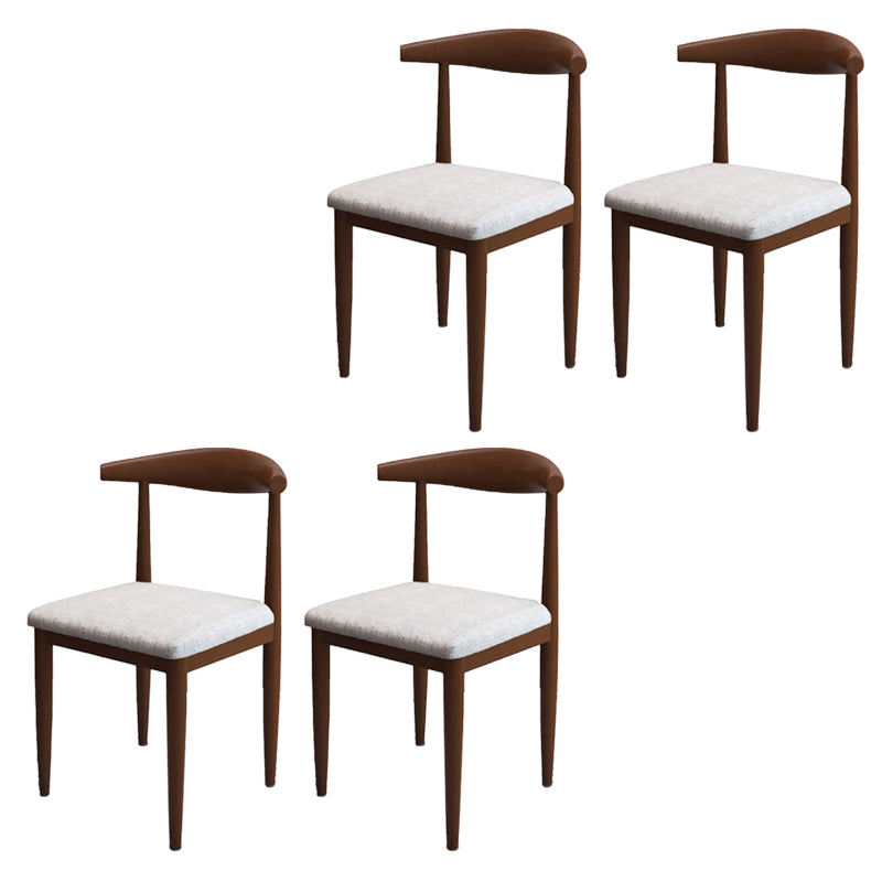 Modern Style Side Chair Open Back Indoor Dining Chair for Dining Room