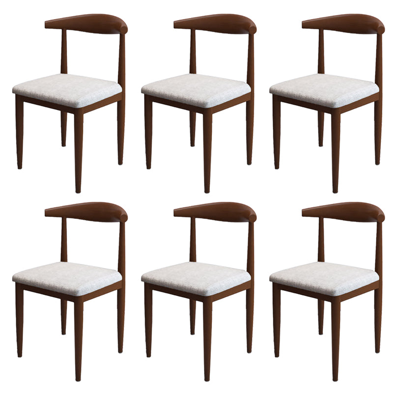 Modern Style Side Chair Open Back Indoor Dining Chair for Dining Room