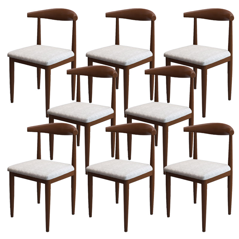 Modern Style Side Chair Open Back Indoor Dining Chair for Dining Room