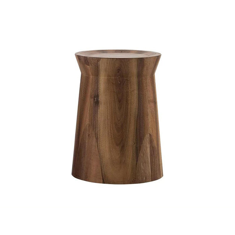 Modern Rattan Side Table Outdoor Patio Table with Aluminum Frame