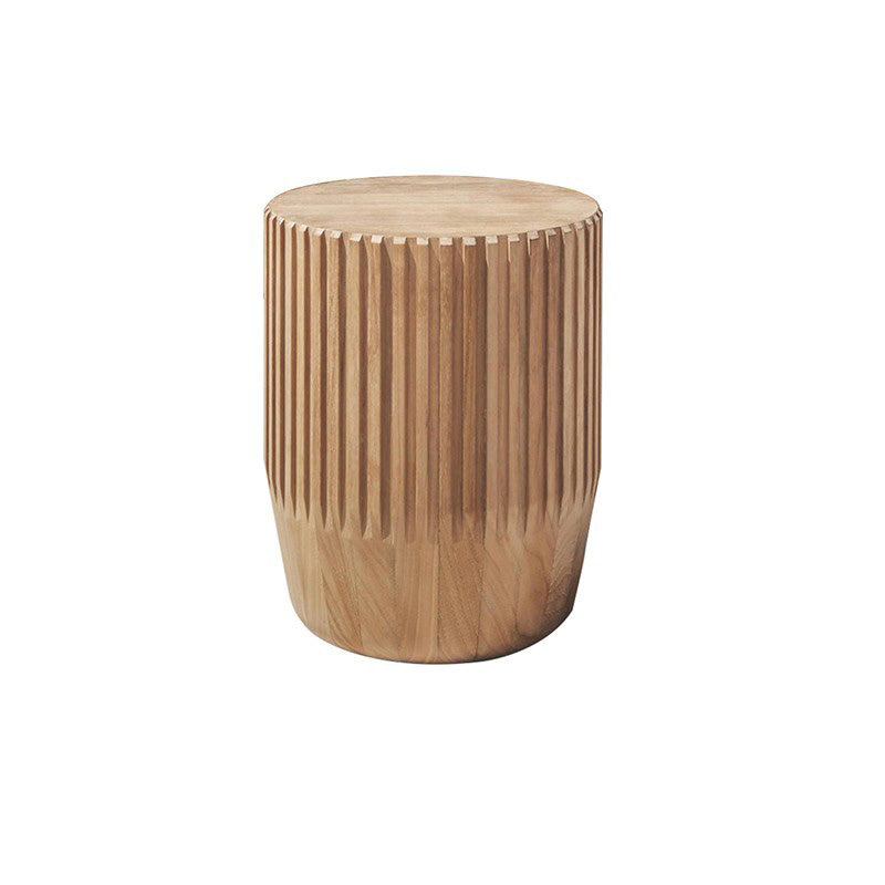 Modern Rattan Side Table Outdoor Patio Table with Aluminum Frame