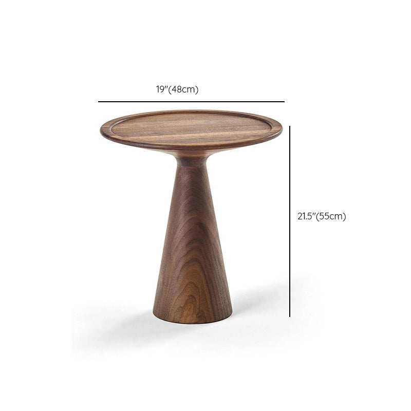 Modern Rattan Side Table Outdoor Patio Table with Aluminum Frame