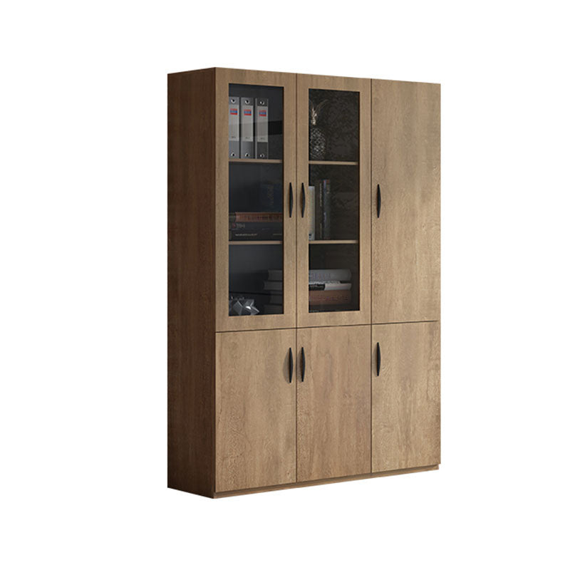 Medieval Modern File Cabinet Wooden Frame Vertical File Cabinet