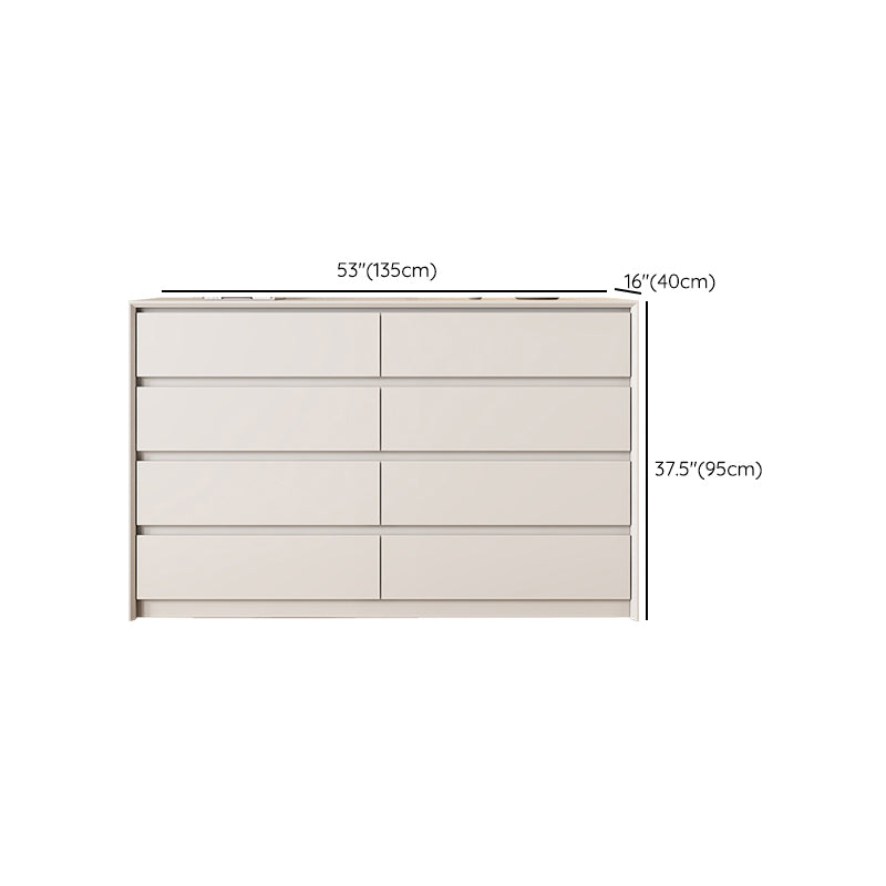Modern Storage Chest Horizontal Storage Chest Dresser with Drawers