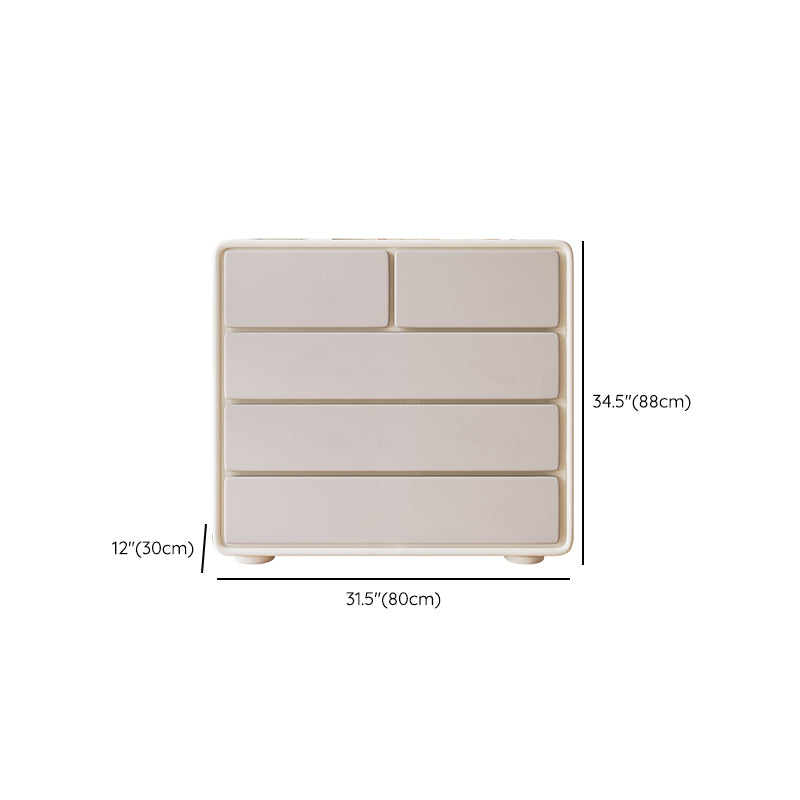 Modern Storage Chest Horizontal Storage Chest Dresser with Drawers