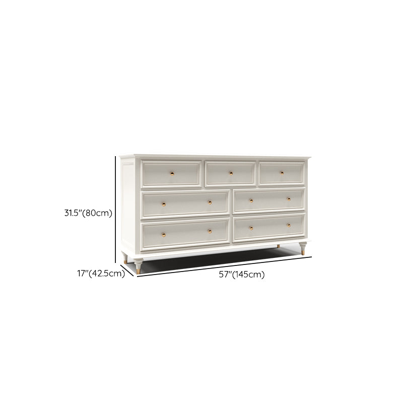 Traditional Storage Chest Solid Wood Dresser with 9/8/7/5 Drawers