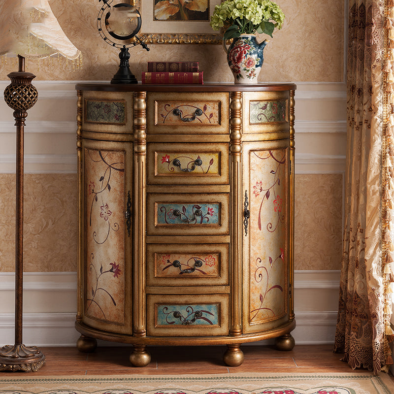 Traditional Storage Chest Dresser Solid Wood Chest with 3/4/5 Drawers
