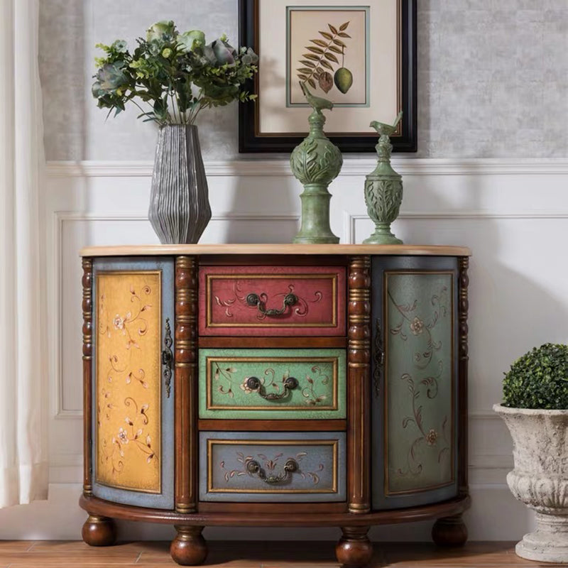 Traditional Storage Chest Dresser Solid Wood Chest with 3/4/5 Drawers