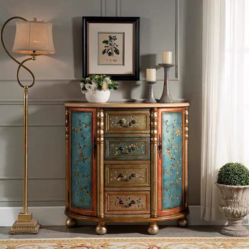 Traditional Storage Chest Dresser Solid Wood Chest with 3/4/5 Drawers