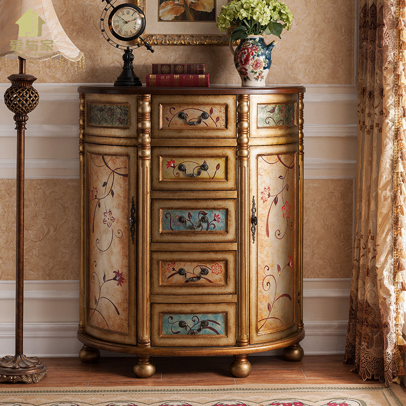 Traditional Storage Chest Dresser Solid Wood Chest with 3/4/5 Drawers