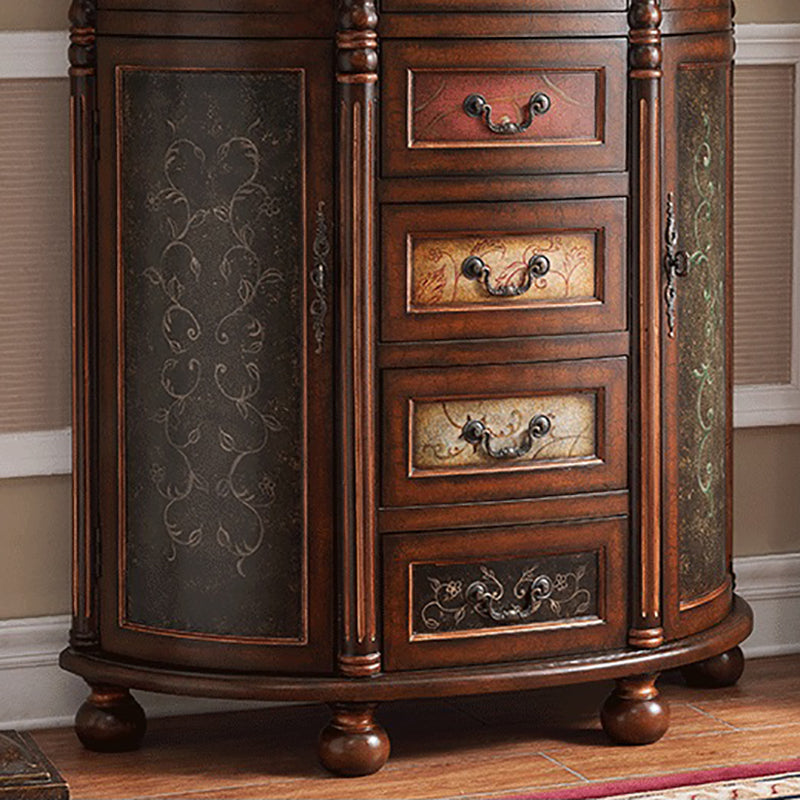 Traditional Storage Chest Dresser Solid Wood Chest with 3/4/5 Drawers