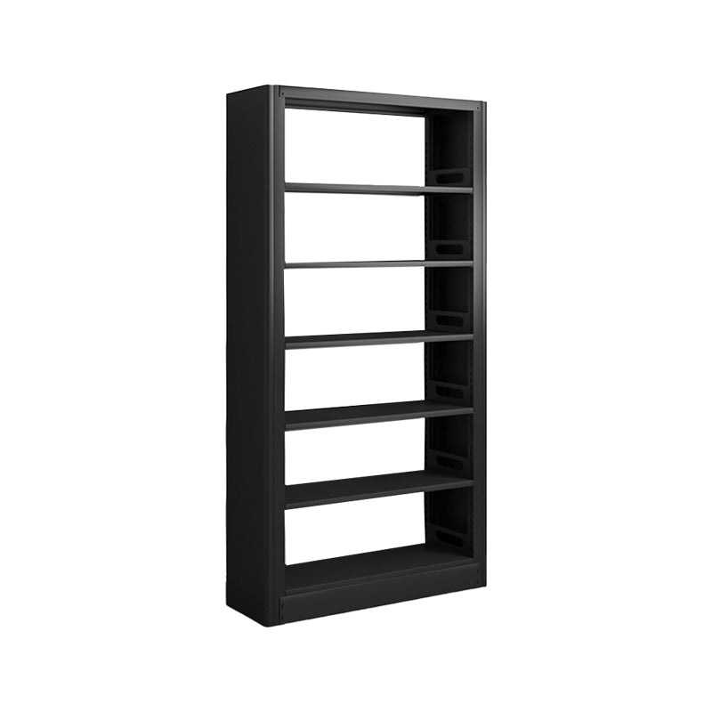 Modern Open Back Bookshelf Standard Metal Bookcase with Shelves