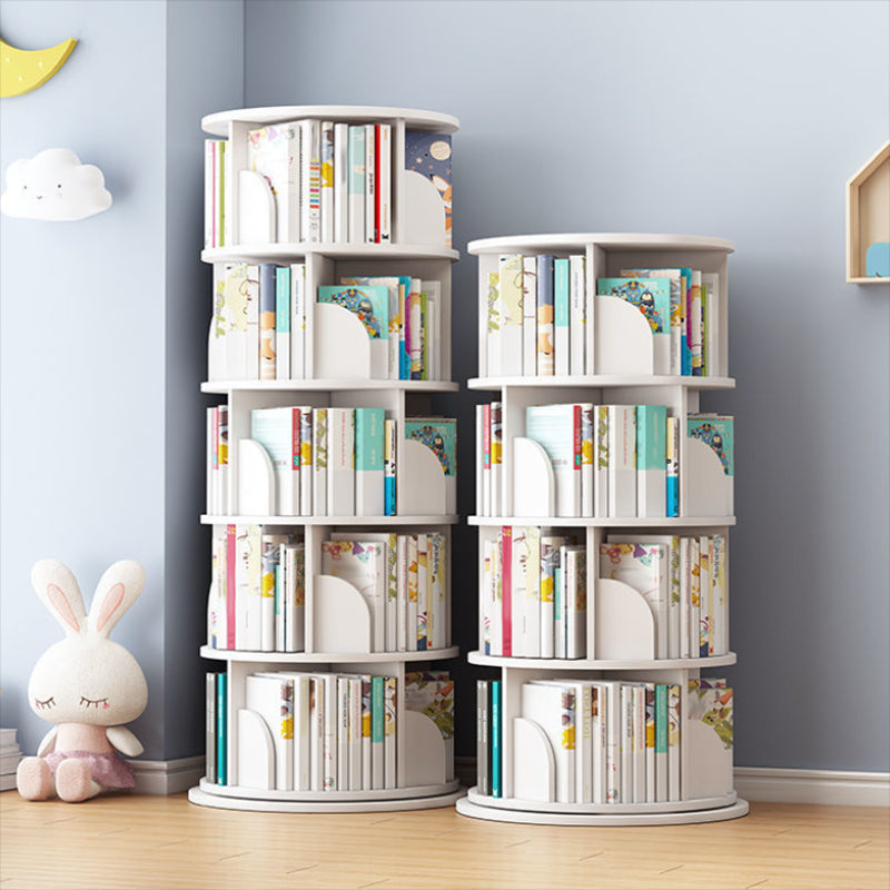 Engineered Wood Bookshelf Standard Contemporary Closed Back Bookcase