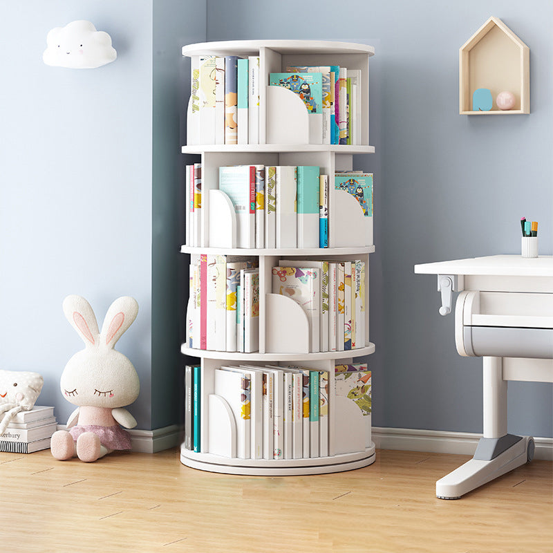 Engineered Wood Bookshelf Standard Contemporary Closed Back Bookcase