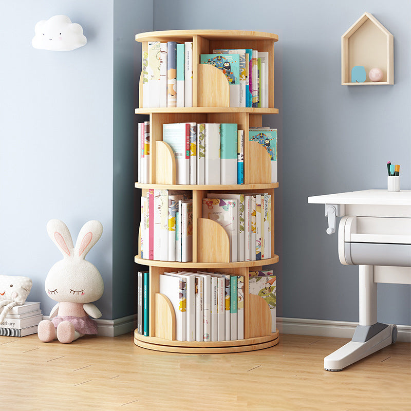 Engineered Wood Bookshelf Standard Contemporary Closed Back Bookcase
