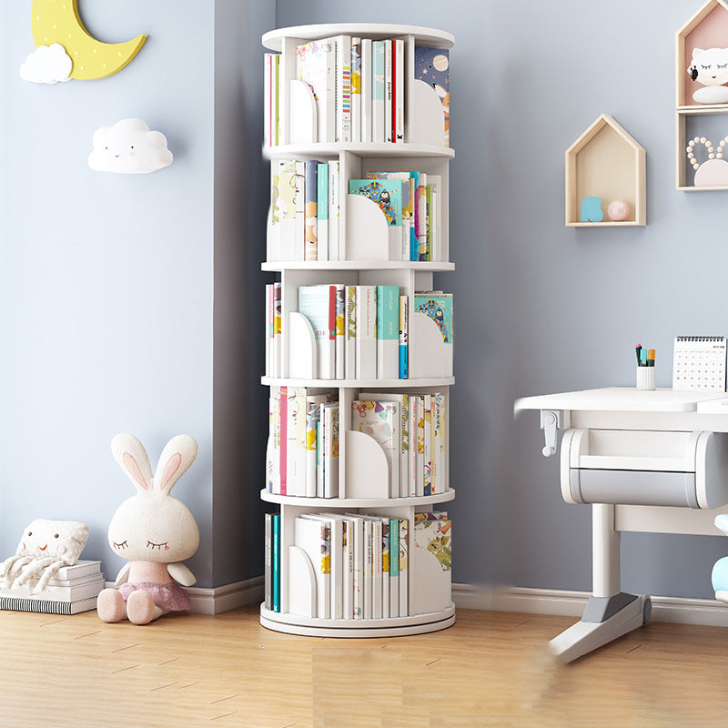 Engineered Wood Bookshelf Standard Contemporary Closed Back Bookcase