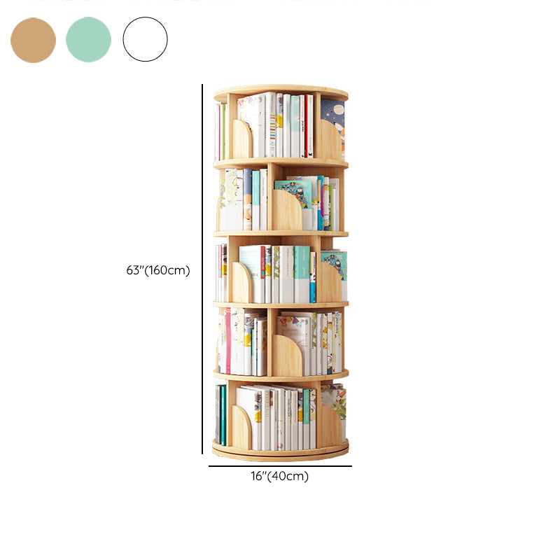 Engineered Wood Bookshelf Standard Contemporary Closed Back Bookcase